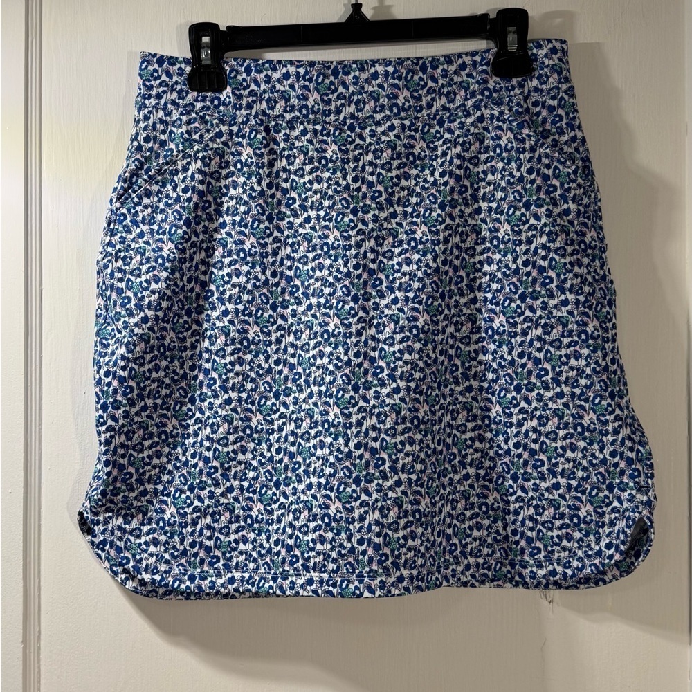 Peter Millar Floral Blue and Green Women's Skort